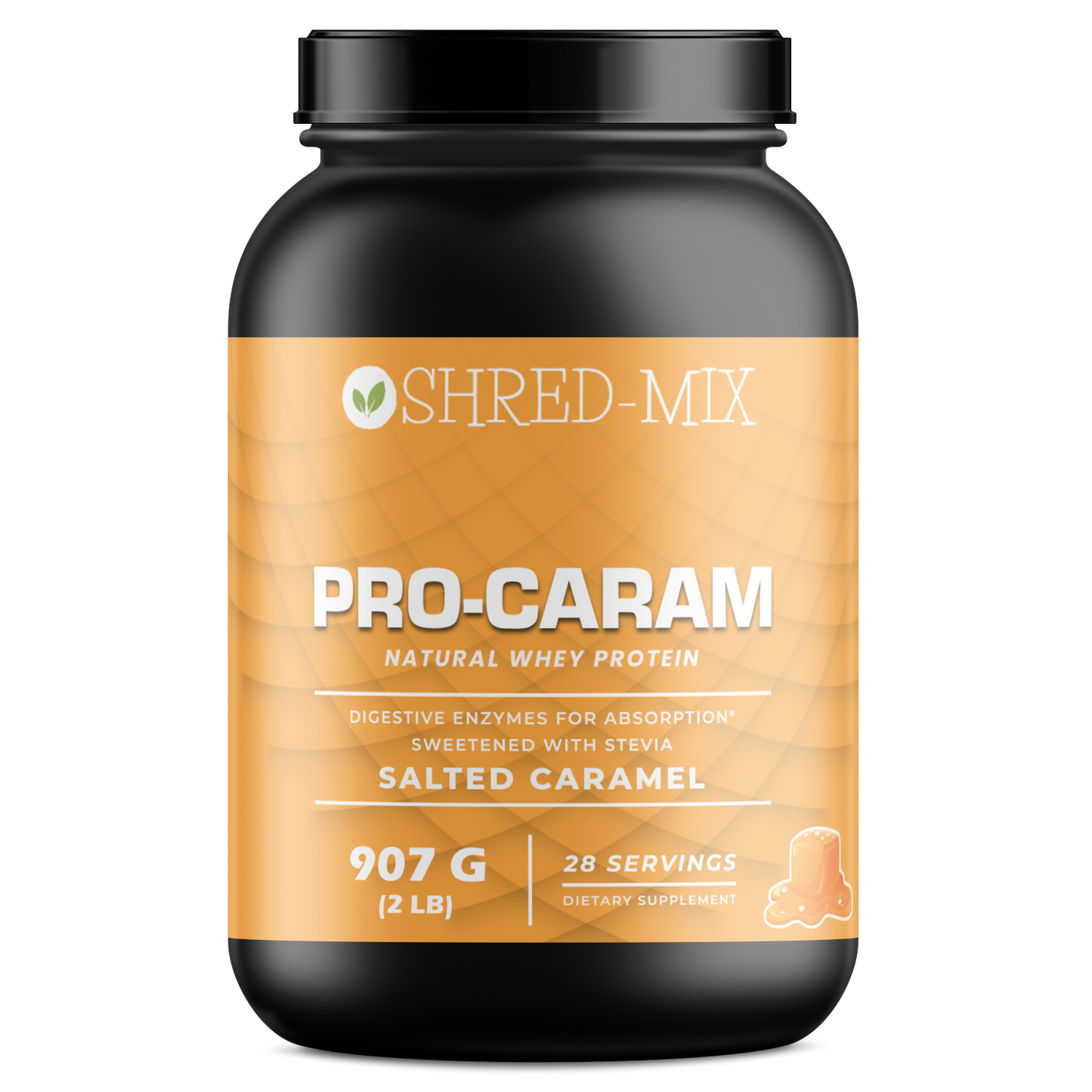 Pro-Caram whey caramel protein.