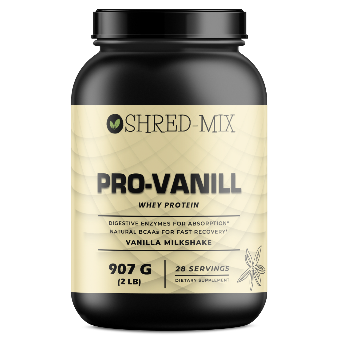 Pro-Vanill whey vanilla protein.