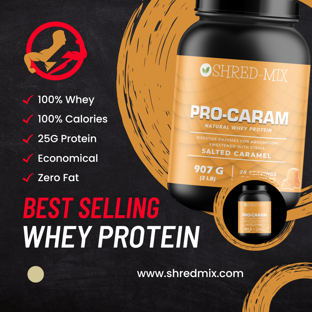 Pro-Caram whey caramel protein.