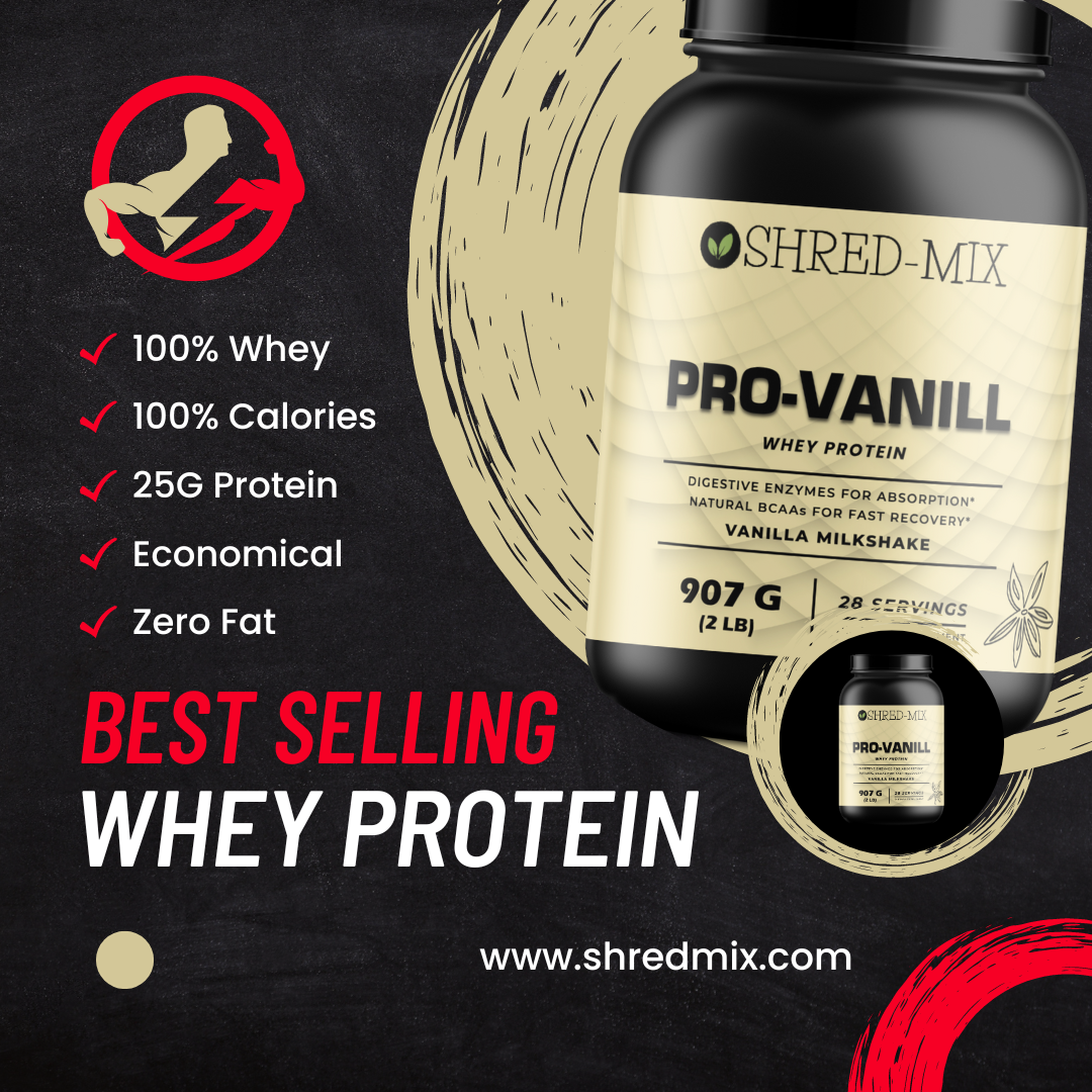 Pro-Vanill whey vanilla protein.