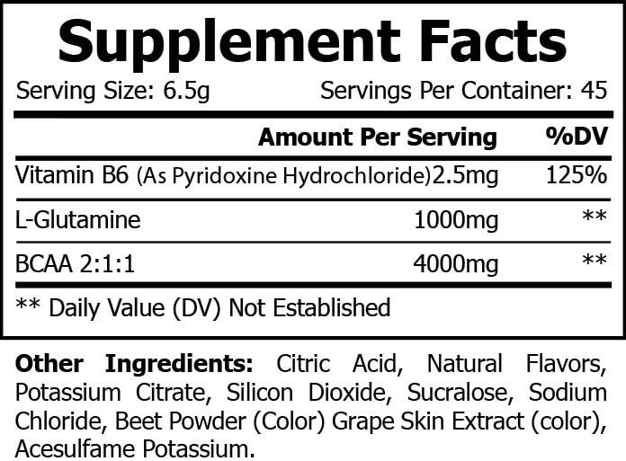 BCAA (Watermelon) support immune function and vitality.