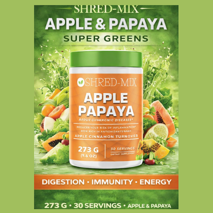 Shredmix Apple & Papaya Super Greens