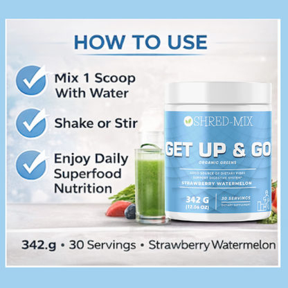Shredmix Organic Superfood Greens – Watermelon