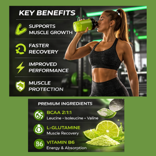 Shredmix BCAA Recovery – Lemon Lime