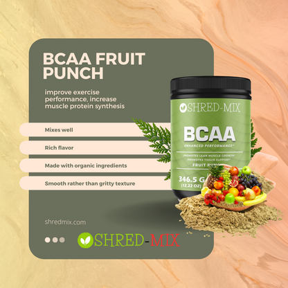 BCAA (Fruit Punch) Improves exercise performance.