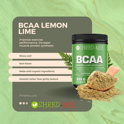 BCAA Lemon Lime Suppresses muscle improves exercise and performance.