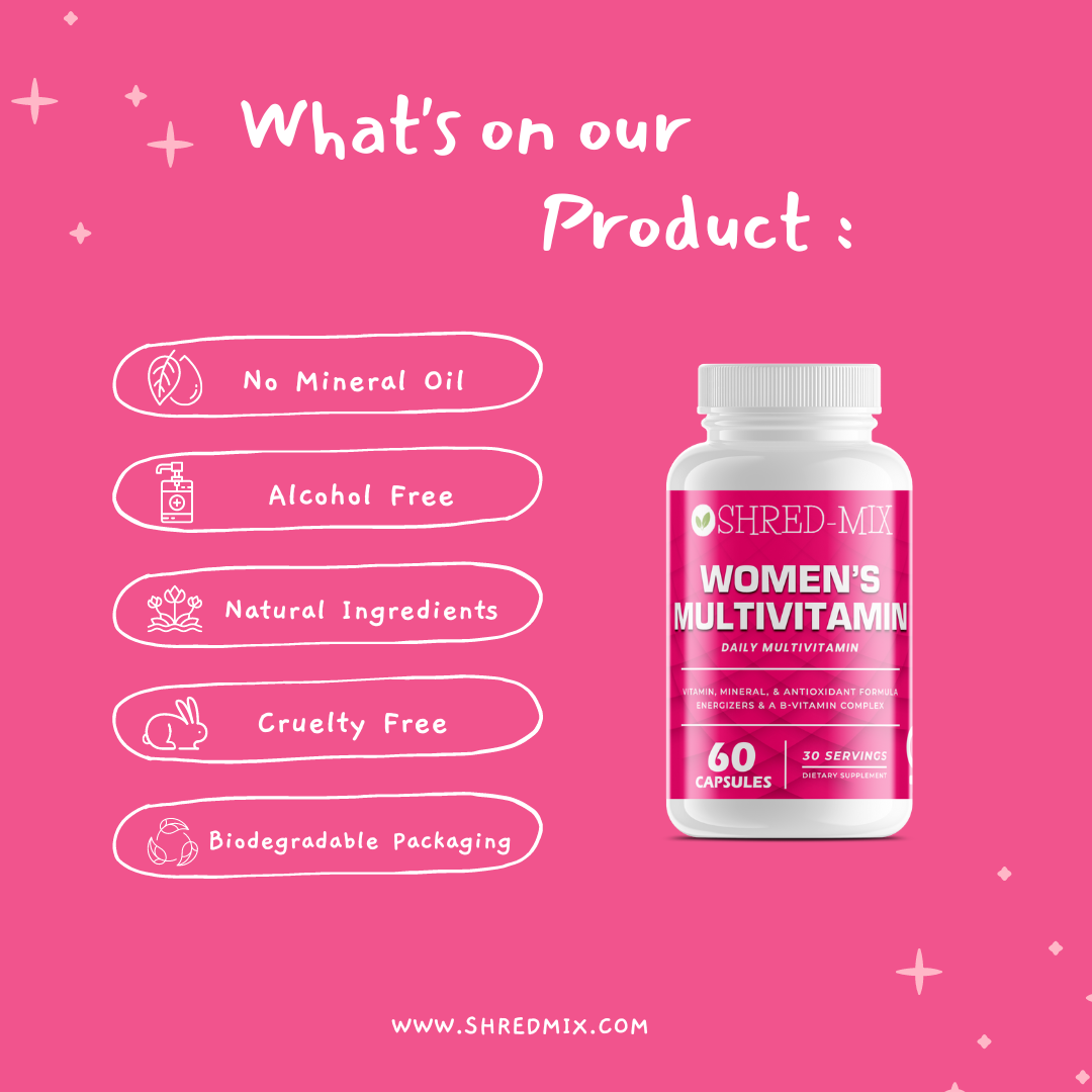 Women's Multi is a balanced blend of antioxidants, herbs, vitamins and minerals.